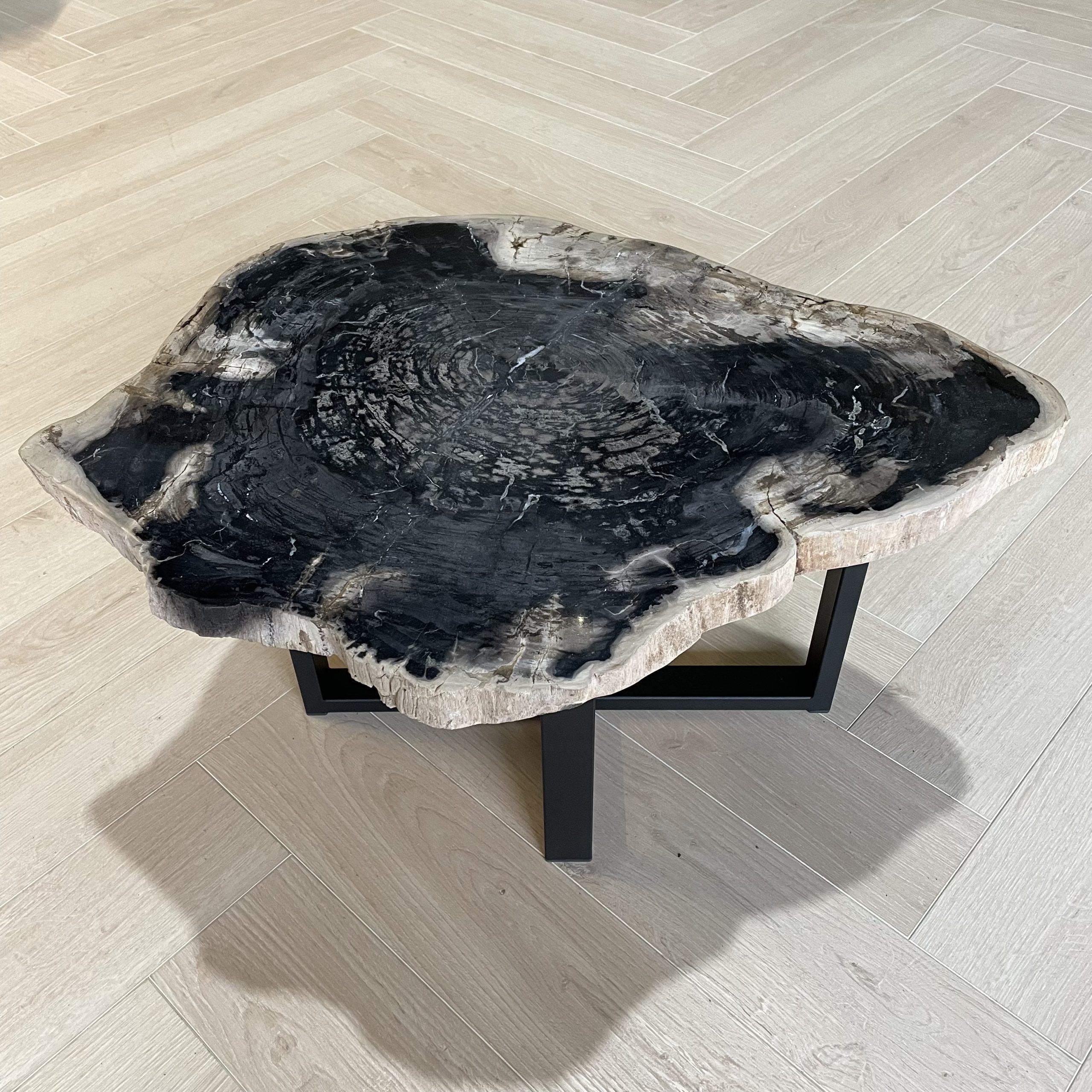 Versteinerter Couchtisch
